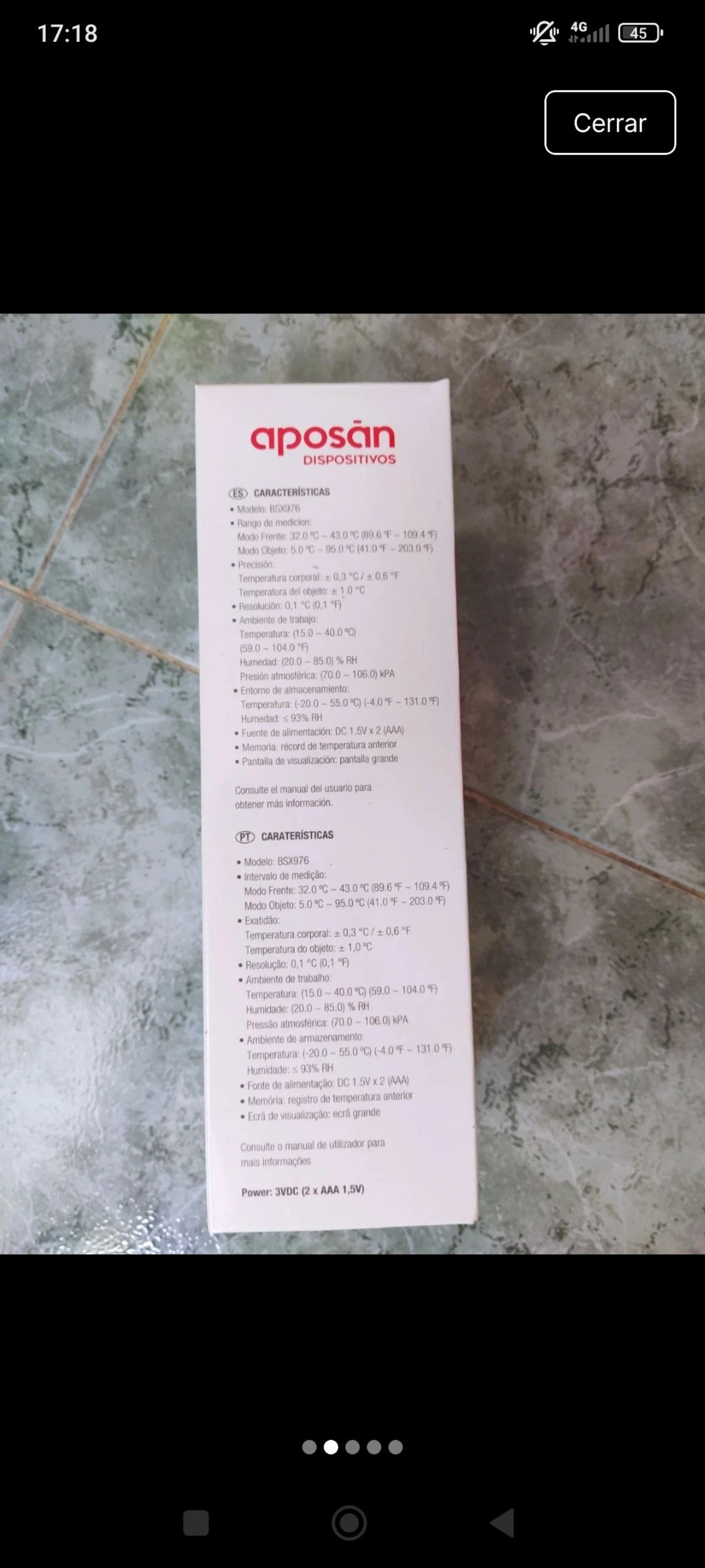 Infrarood thermometer Aposan nieuw – photo 2